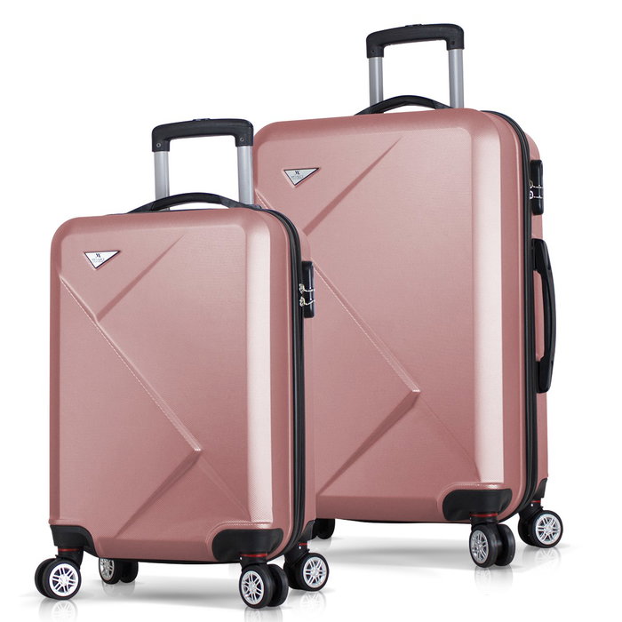 Zoozie Bags Juego de maletas de 2 piezas en Oro rosa Zoozie Bags Juego de maletas de 2 piezas en Oro rosa